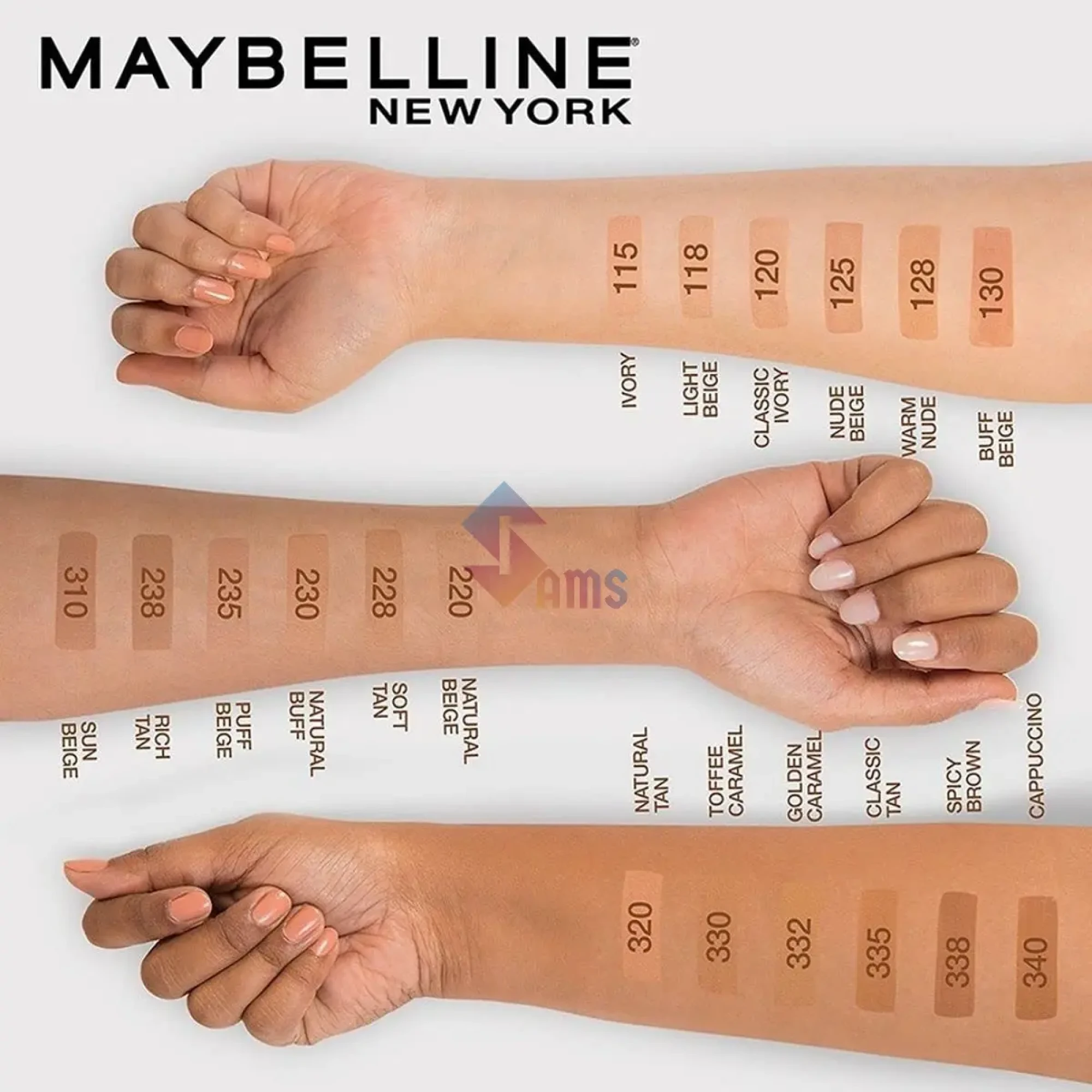 Maybelline Fit Me Matte Poreless Foudation 120 Ivory4.webp